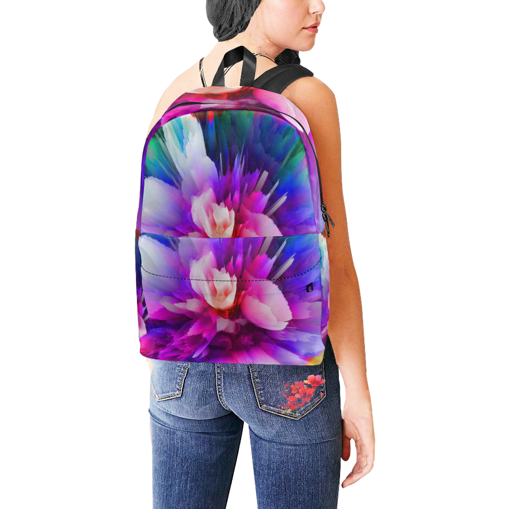 3d flower Unisex Classic Backpack (Model 1673)