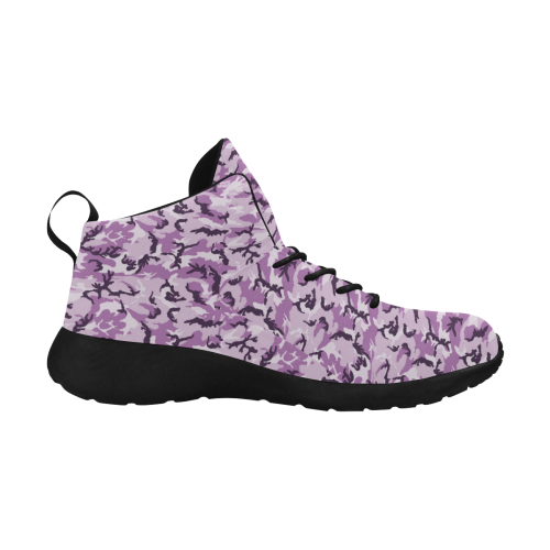 Woodland Pink Purple Camouflage Women's Chukka Training Shoes (Model 57502)