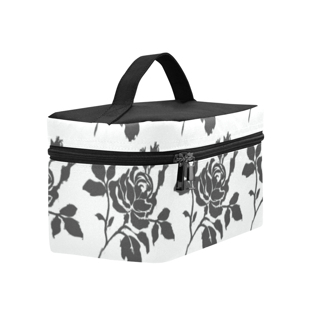 Black Roses Retro Stylish Cosmetic Bag/Large (Model 1658)