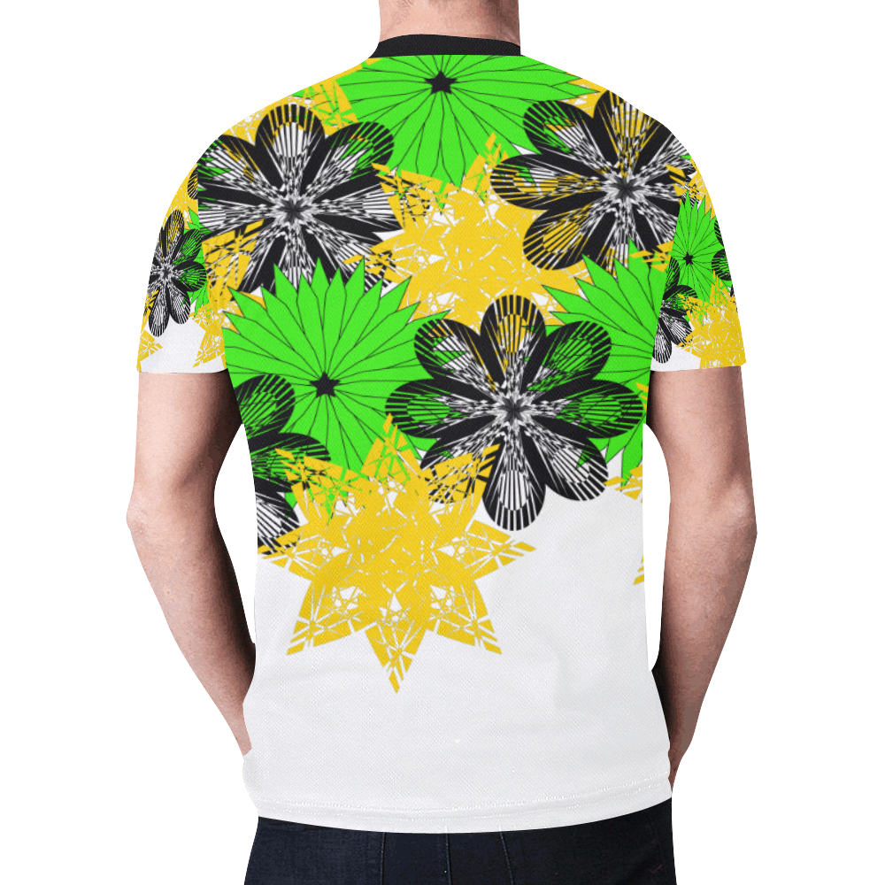 abstract bouquet New All Over Print T-shirt for Men (Model T45)