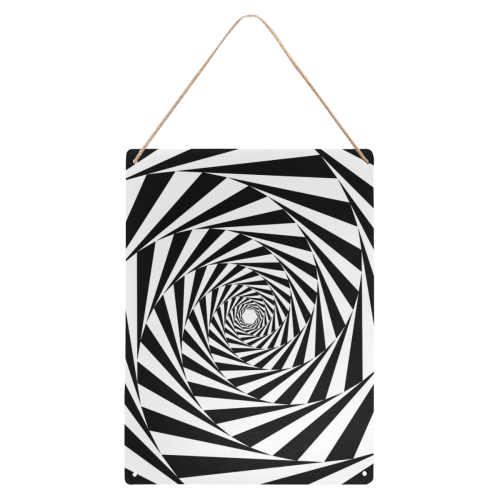 Spiral Metal Sign 12"x16"