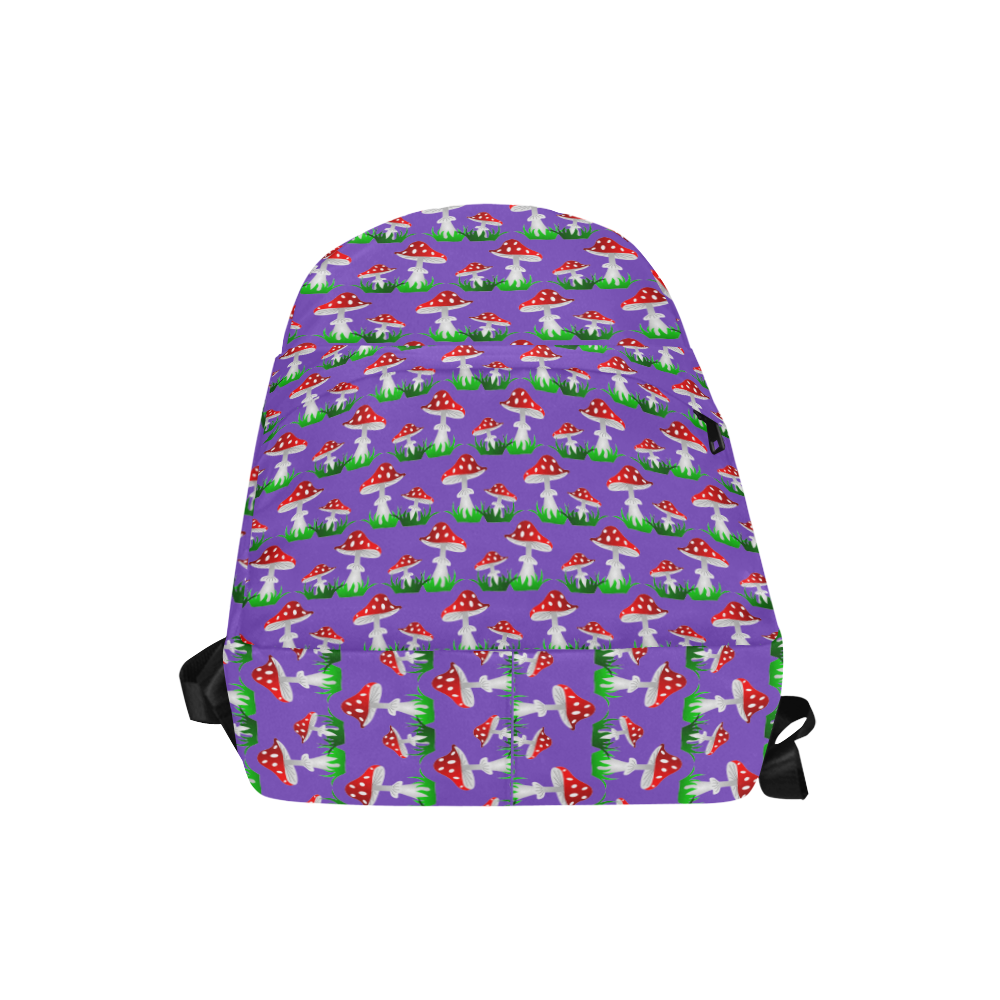 Toadstool red  pattern Unisex Classic Backpack (Model 1673)