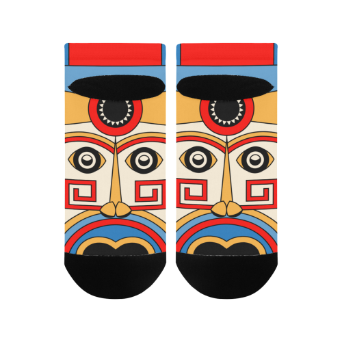 Aztec Religion Tribal Men's Ankle Socks