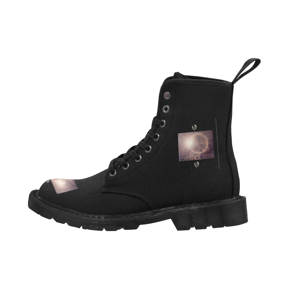 SERIPPY Martin Boots for Women (Black) (Model 1203H)