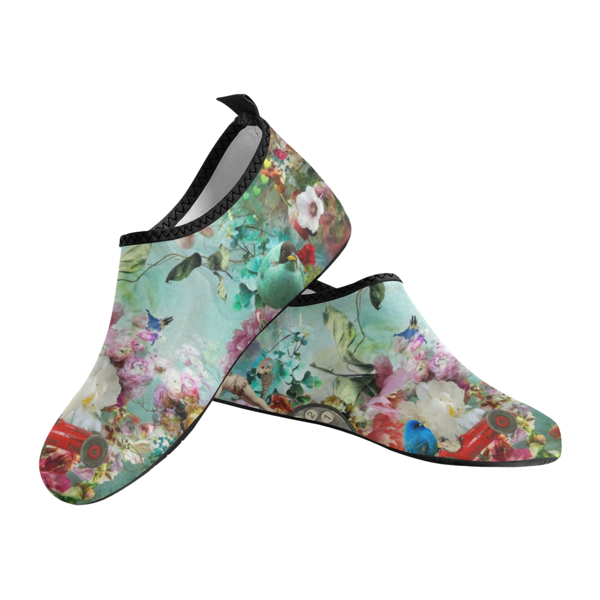 The Secret Garden Women's Slip-On Water Shoes (Model 056)
