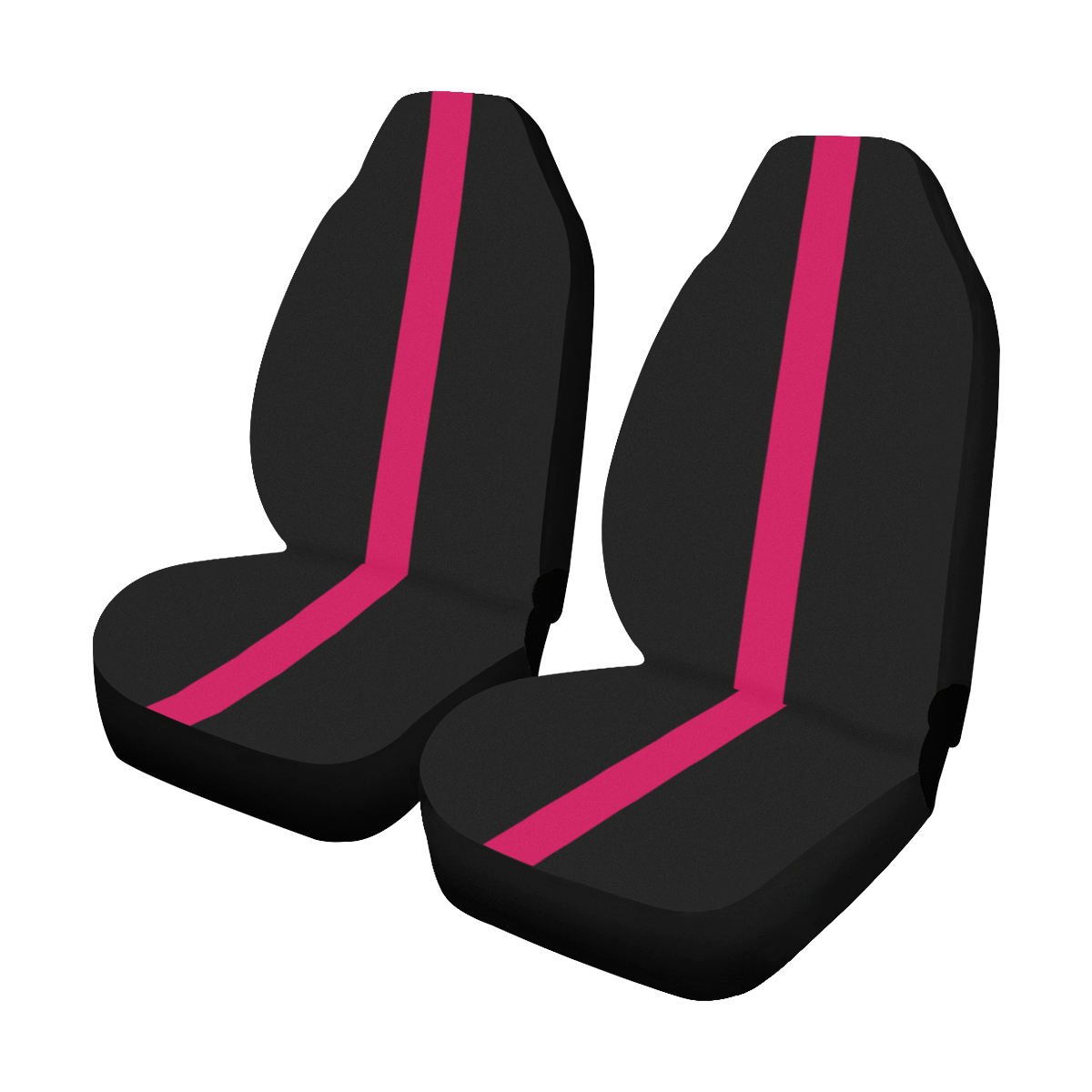 Pink & Black Attack Car Seat Covers (Set of 2)