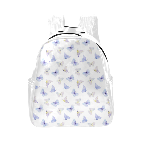 Fancy Butterfly Pattern Multi-Pockets Backpack (Model 1636)