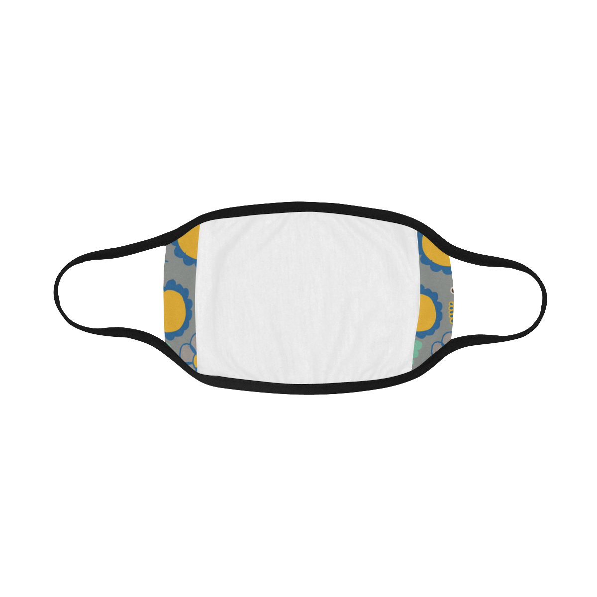 spring flower gray Mouth Mask