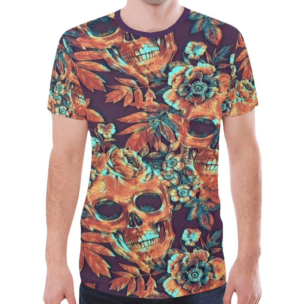 Woke Skulls Fall Rave Festival 8 New All Over Print T-shirt for Men (Model T45)