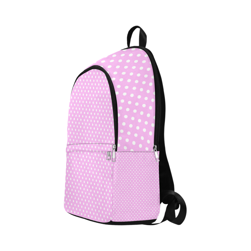 Polka-dot pattern Fabric Backpack for Adult (Model 1659)