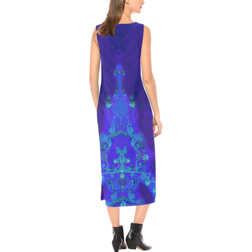 royal 9 Phaedra Sleeveless Open Fork Long Dress (Model D08)