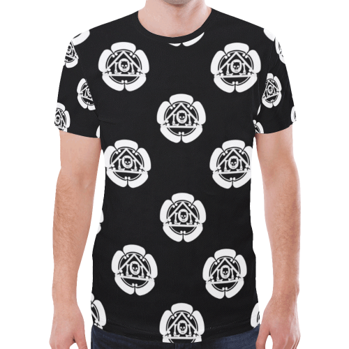 Kamon Pattern New All Over Print T-shirt for Men (Model T45)