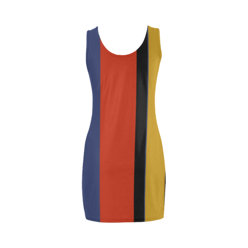 Elegant Stripes Medea Vest Dress (Model D06)