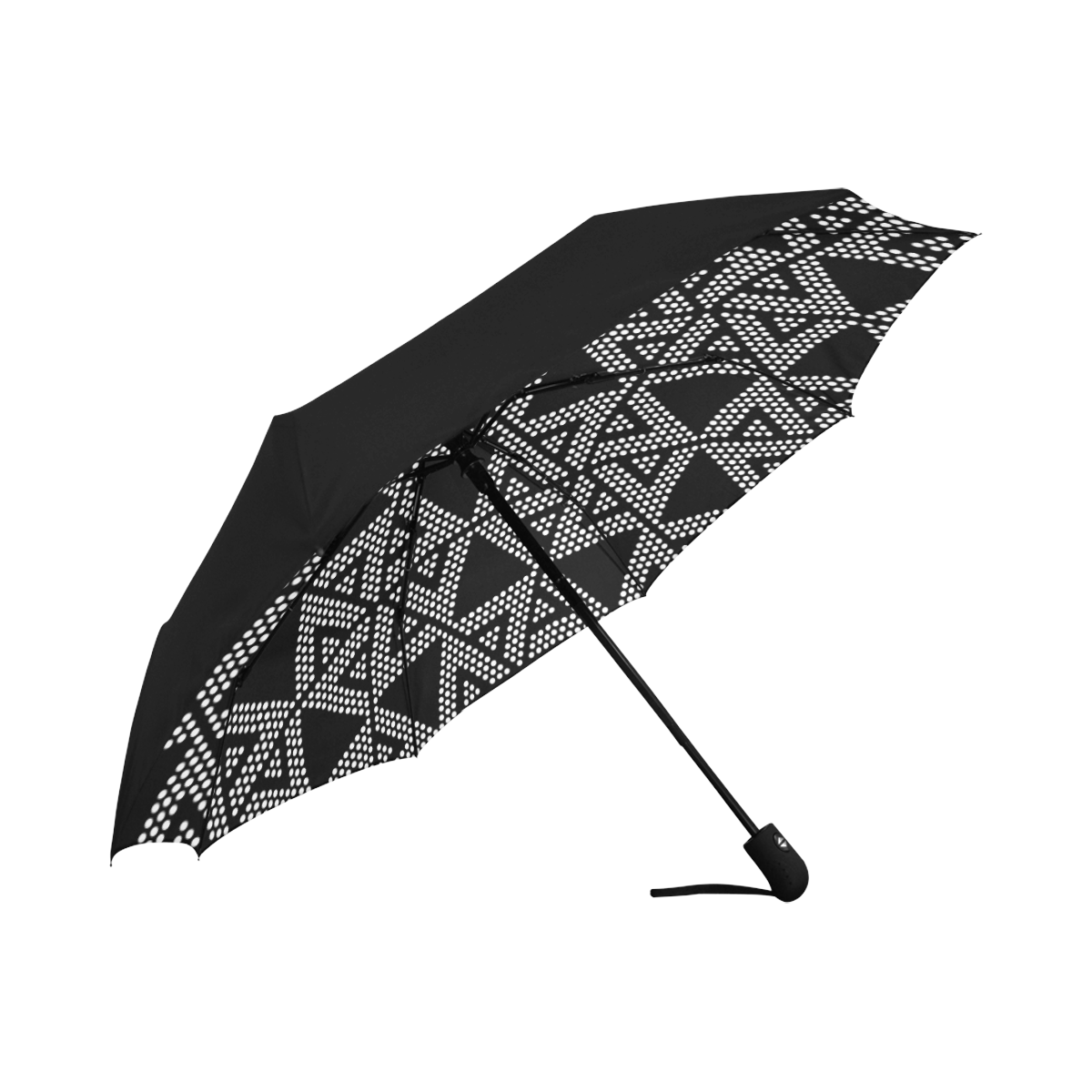Polka Dots Party Anti-UV Auto-Foldable Umbrella (Underside Printing) (U06)