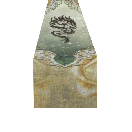 Awesome tribal dragon Table Runner 14x72 inch