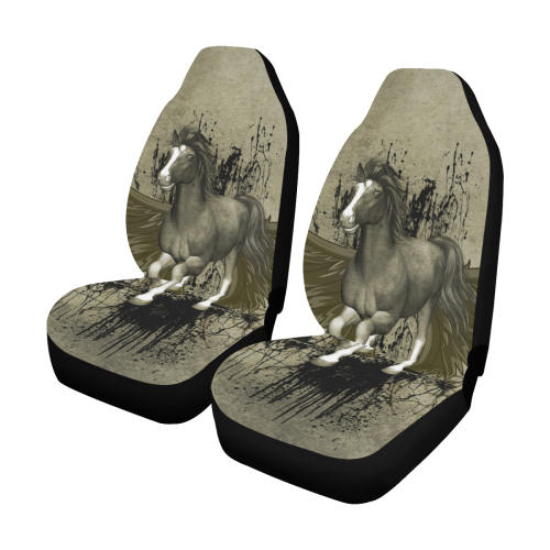 Wild horse with wings Car Seat Covers (Set of 2)