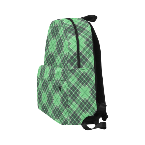 STRIPES LIGHT GREEN Unisex Classic Backpack (Model 1673)
