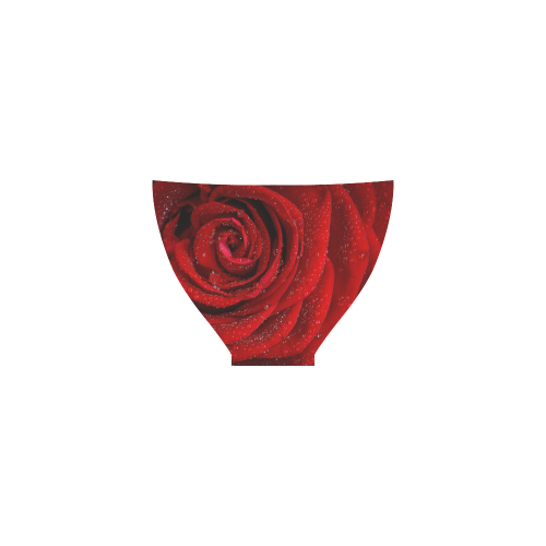 Red rosa Custom Bikini Swimsuit