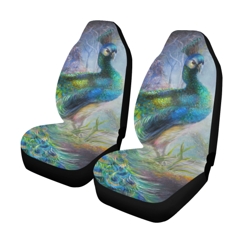 Peacock In Paradise Car Seat Covers (Set of 2)