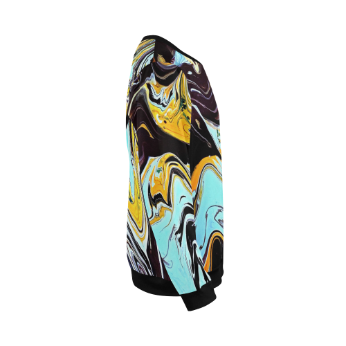 oil_d All Over Print Crewneck Sweatshirt for Men (Model H18)