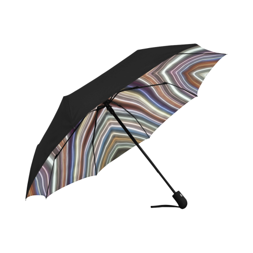 Wild Wavy X Lines 49 Anti-UV Auto-Foldable Umbrella (Underside Printing) (U06)