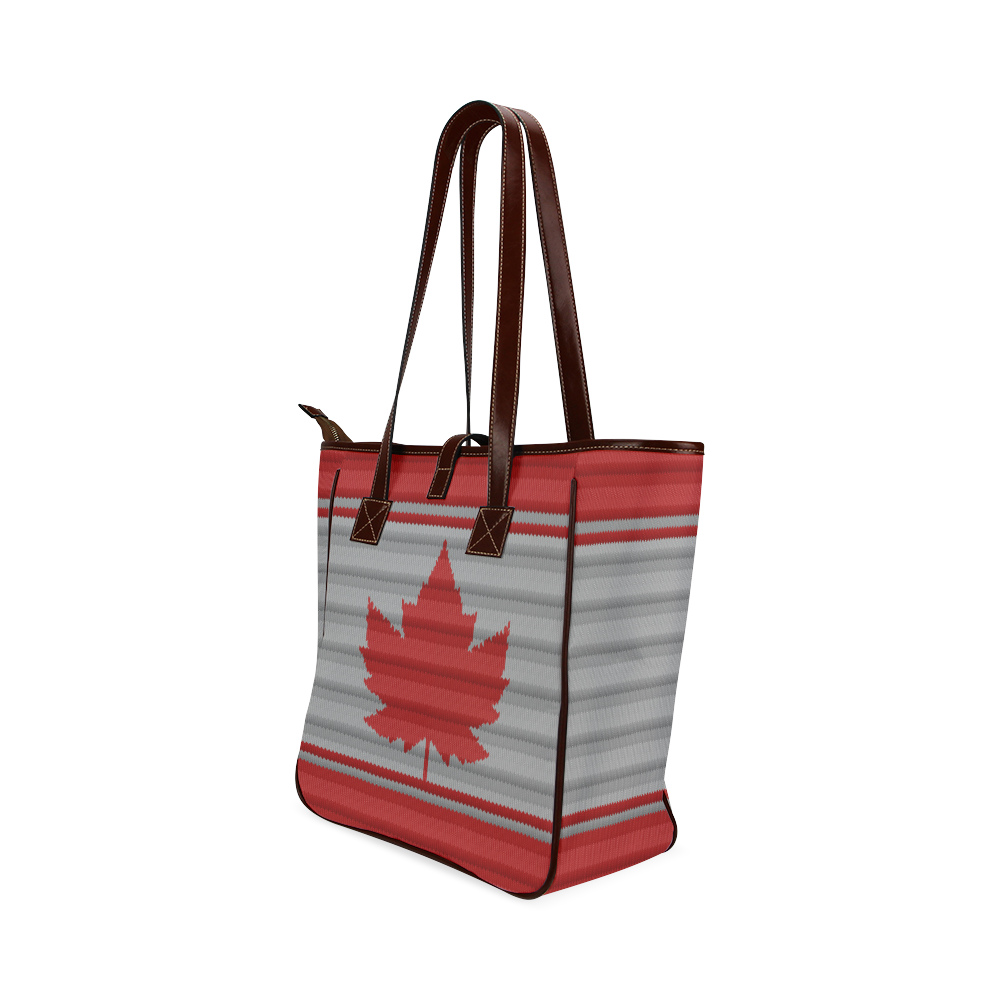 Canada Tote Bags Knit Print Classic Tote Bag (Model 1644)