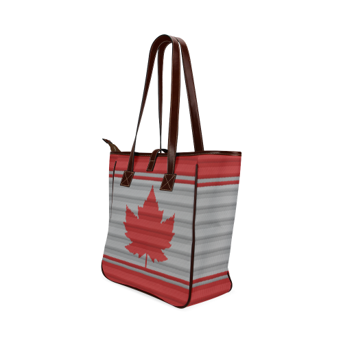 Canada Tote Bags Knit Print Classic Tote Bag (Model 1644)