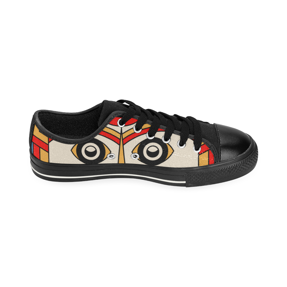 Aztec Religion Tribal Men's Classic Canvas Shoes (Model 018)