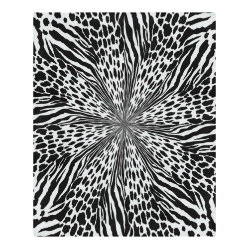 animal print 1 vortex swirl 3-Piece Bedding Set
