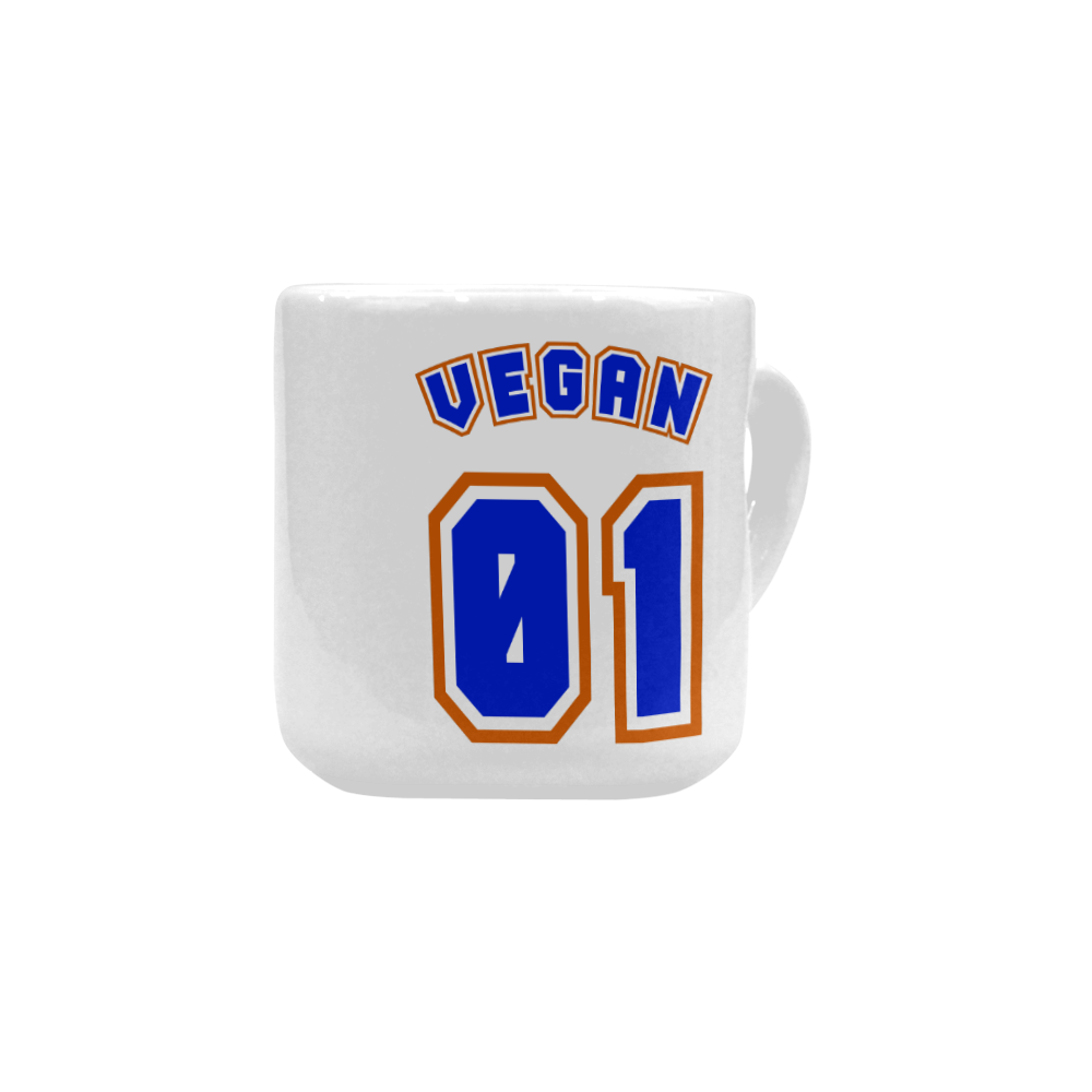 No. 1 Vegan Heart-shaped Mug(10.3OZ)