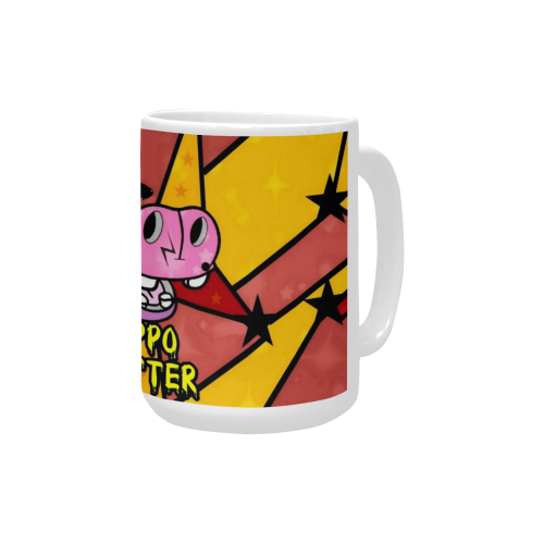 Hippo Potter by Nico Bielow Custom Ceramic Mug (15OZ)