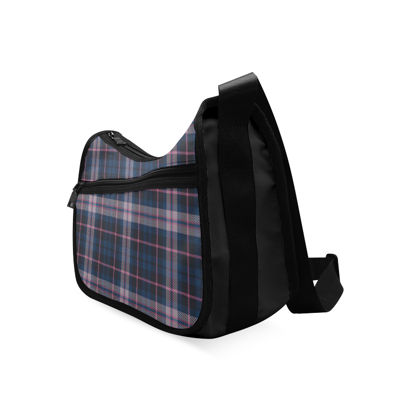 stripe blue pink Crossbody Bags (Model 1616)
