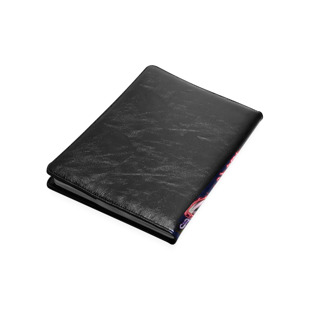 "Sacred" Title Piece Black Journal Custom NoteBook B5