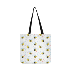 Cute Bee Pattern Reusable Shopping Bag Model 1660 (Two sides)