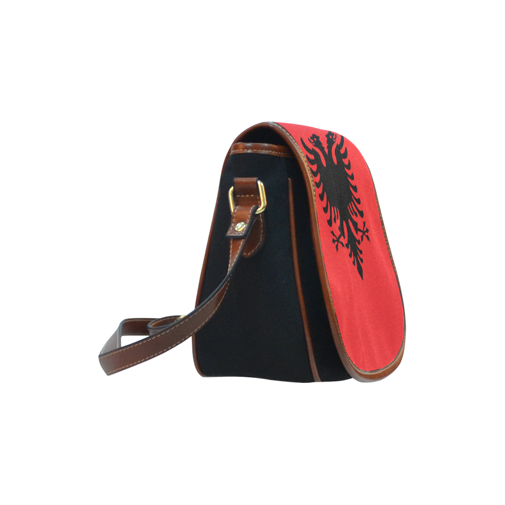 ALBANIA LARGE Saddle Bag/Small (Model 1649)(Flap Customization)