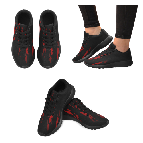 Blackfiery by Jera Nour Women's Running Shoes/Large Size (Model 020)