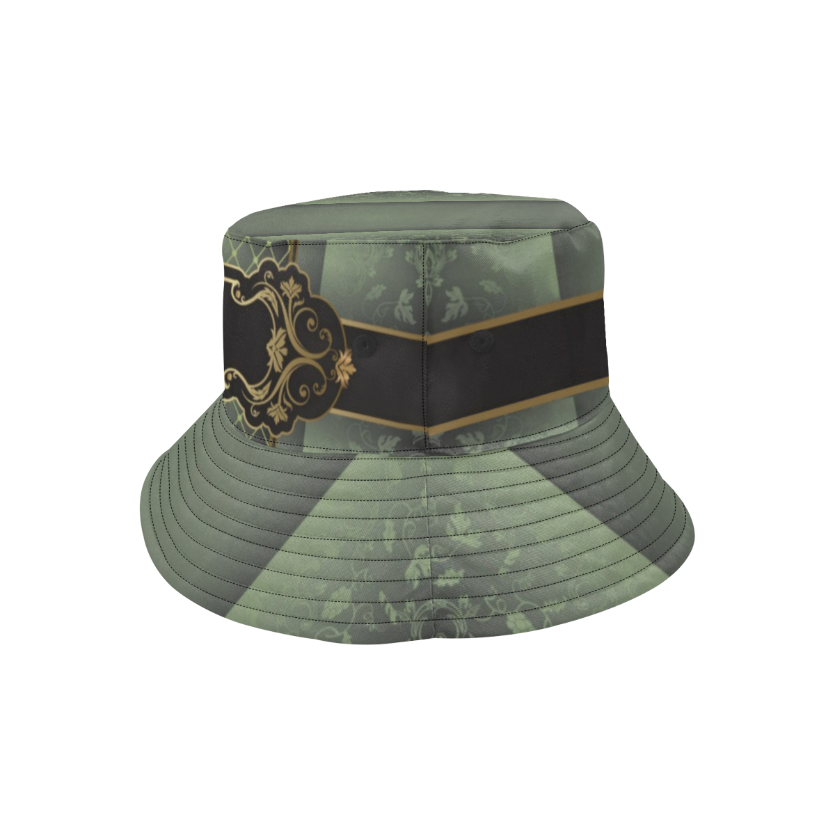 Golden Lamassu All Over Print Bucket Hat for Men