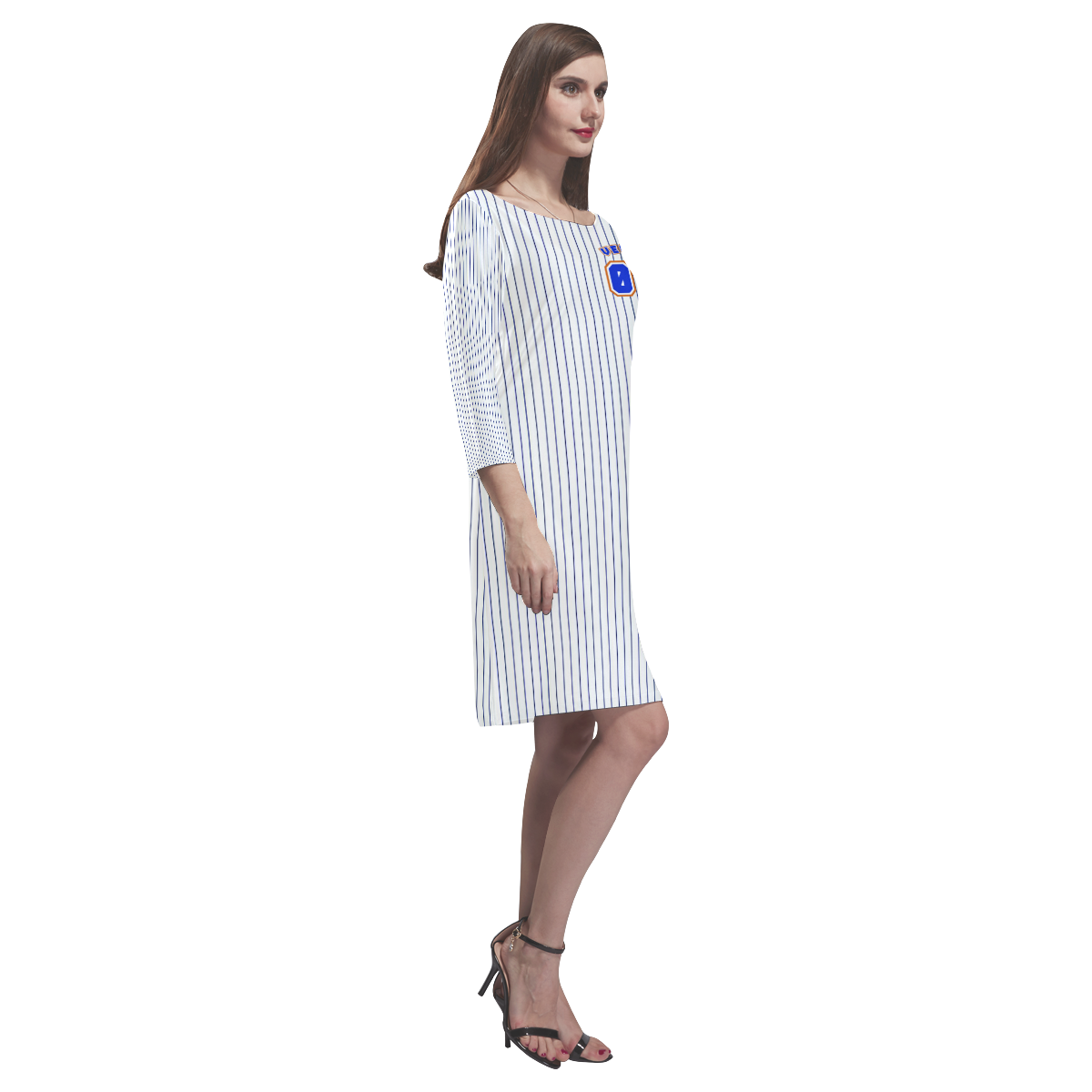 No. 1 Vegan Rhea Loose Round Neck Dress(Model D22)
