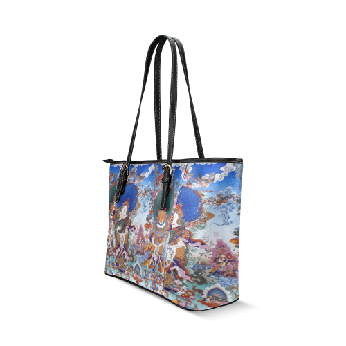 Four Heavenly Kings, by Ivan Venerucci Italian Style Leather Tote Bag/Small (Model 1640)