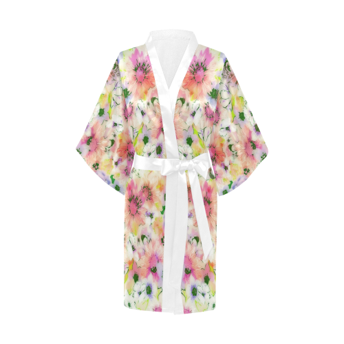 pretty spring floral Kimono Robe