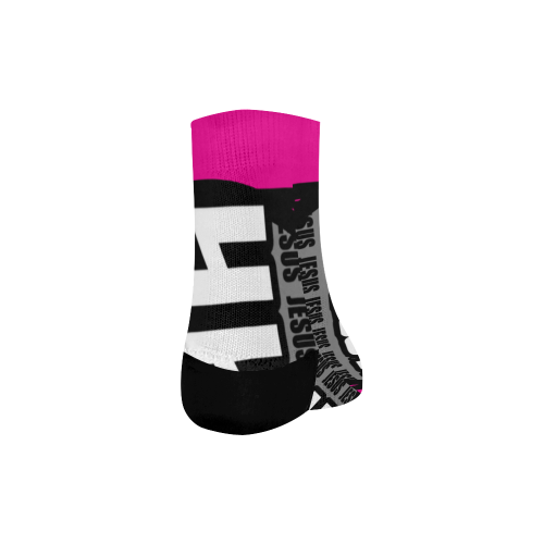 Meero Pink Quarter Socks