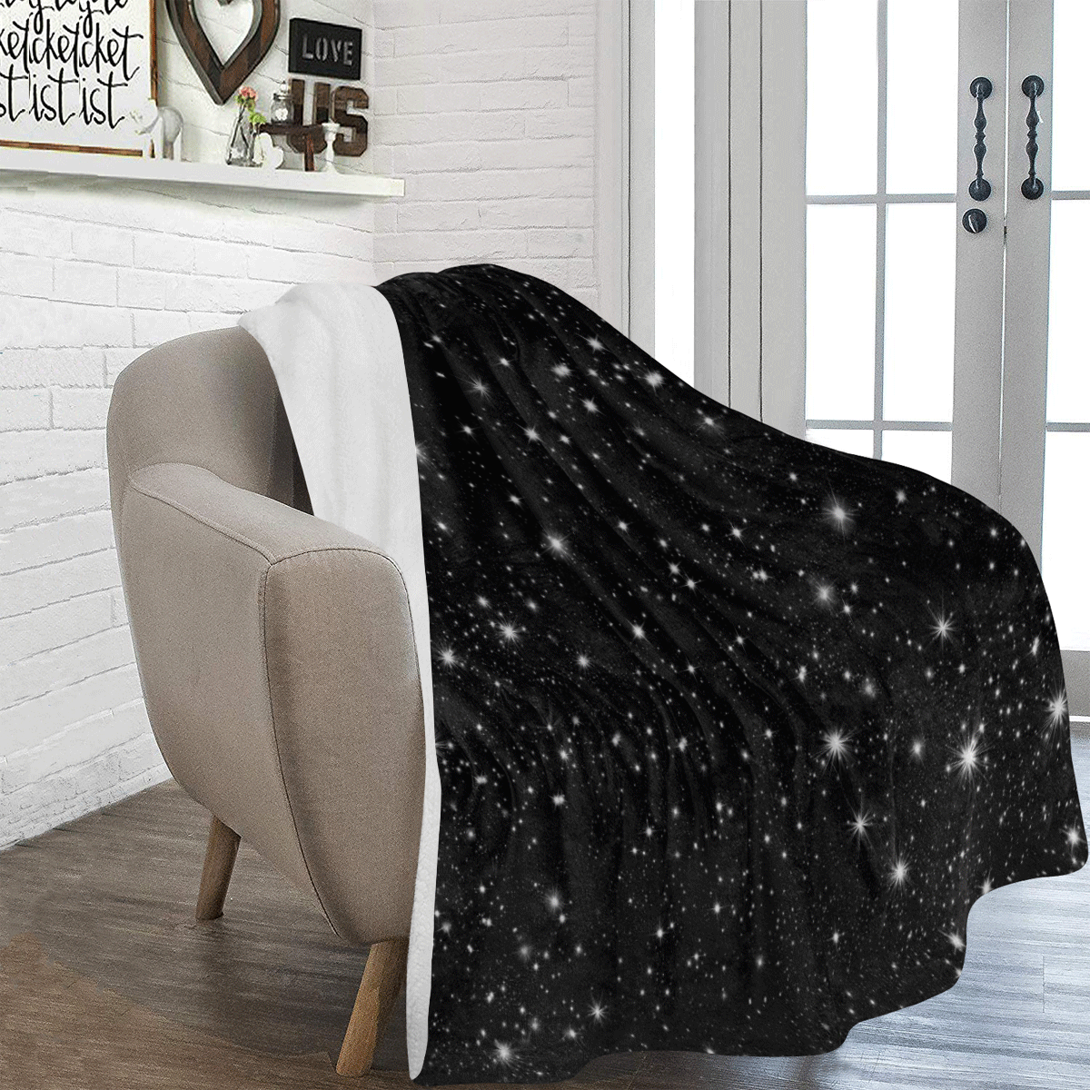 Stars in the Universe Ultra-Soft Micro Fleece Blanket 60"x80"