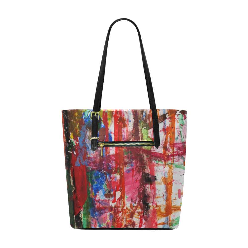 Paint on a white background Euramerican Tote Bag/Small (Model 1655)