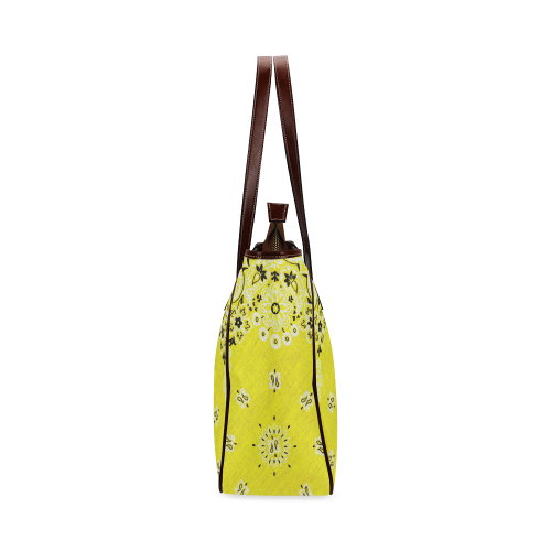 Grunge Yellow Bandana version 2 Classic Tote Bag (Model 1644)