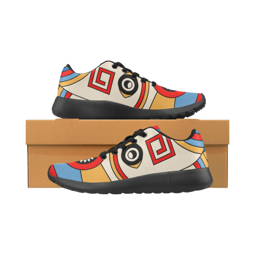 Aztec Religion Tribal Kid's Running Shoes (Model 020)