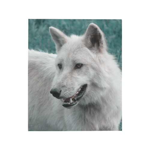 wolf 05 by JamColors Quilt 50"x60"