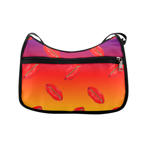 lips rainbow Crossbody Bags (Model 1616)