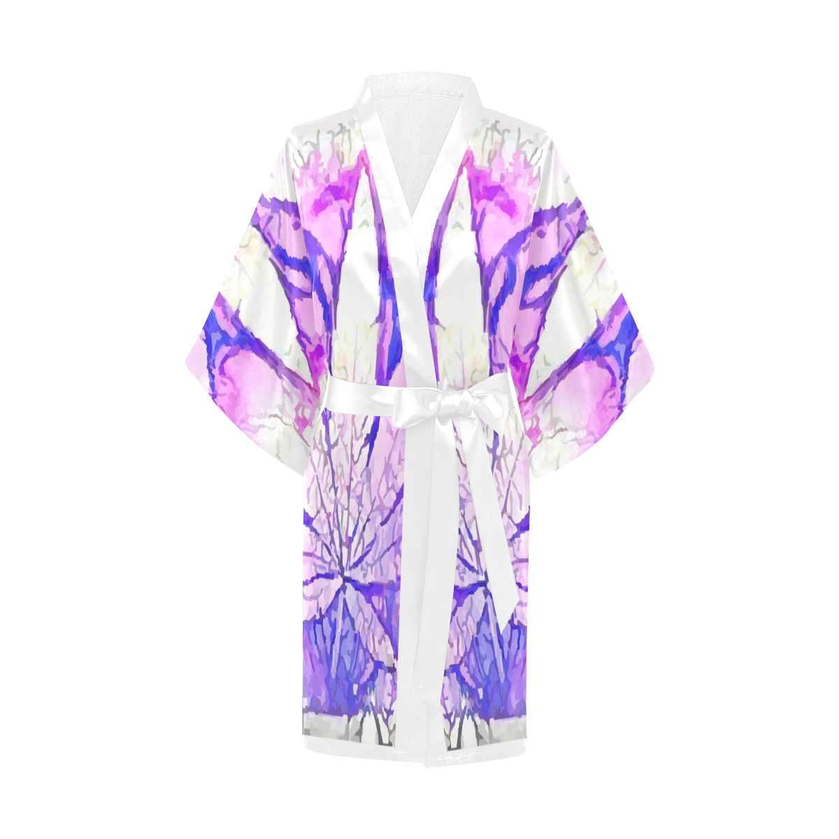 Avid Leaf (white) Kimono Robe