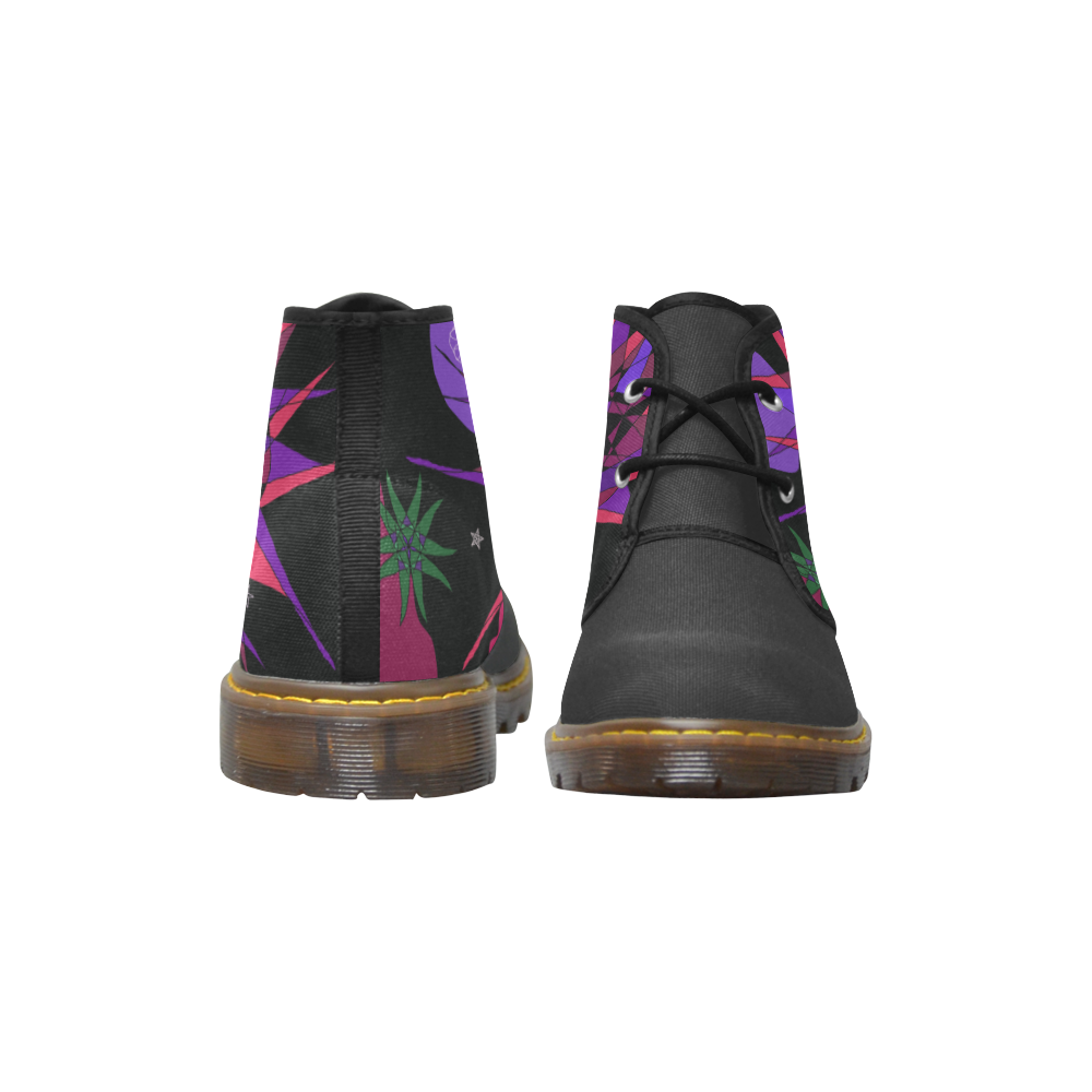 Abstract #9 2020 Women's Canvas Chukka Boots (Model 2402-1)