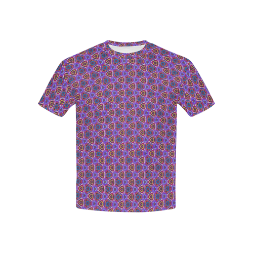 Purple Doodles - Hidden Smiles Kids' All Over Print T-shirt (USA Size) (Model T40)